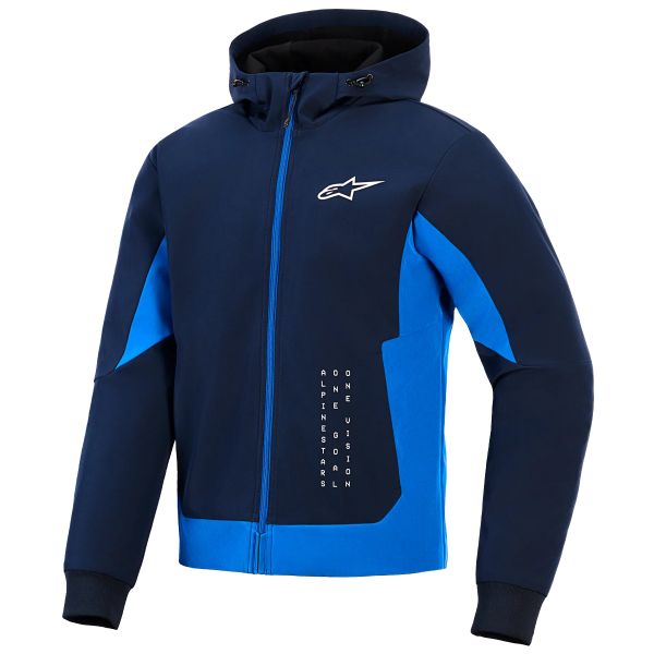 Cazadora moto Alpinestars Radium Tech Hoodie Night Navy Royal Blue