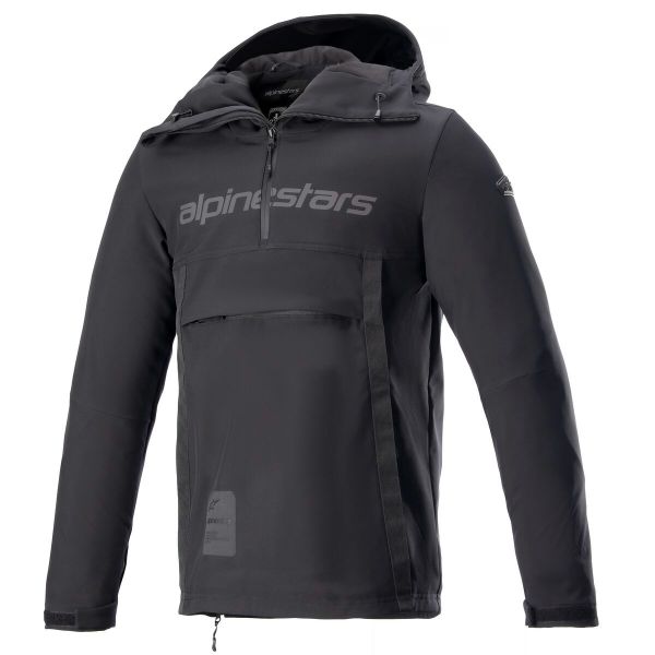 Cazadora moto Alpinestars Sudadera con capucha Sherpa Negra Reflex