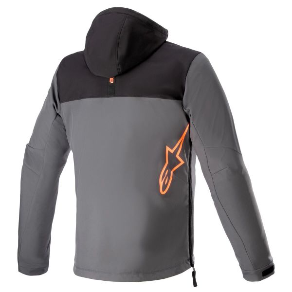 Alpinestars Sudadera Sherpa Negro Alquitrn Gris Rojo Fluo
