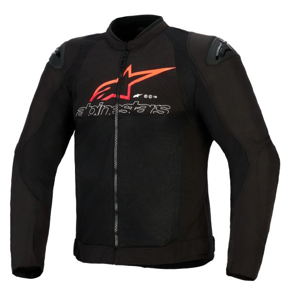 Cazadora moto Alpinestars Smx Air Black Bright Red White