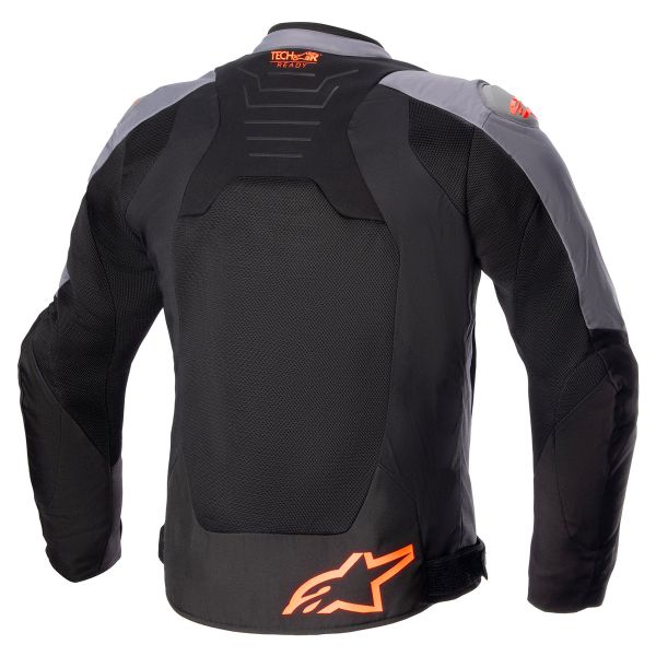 Alpinestars Smx Air Gris Oscuro Negro Naranja Fluo
