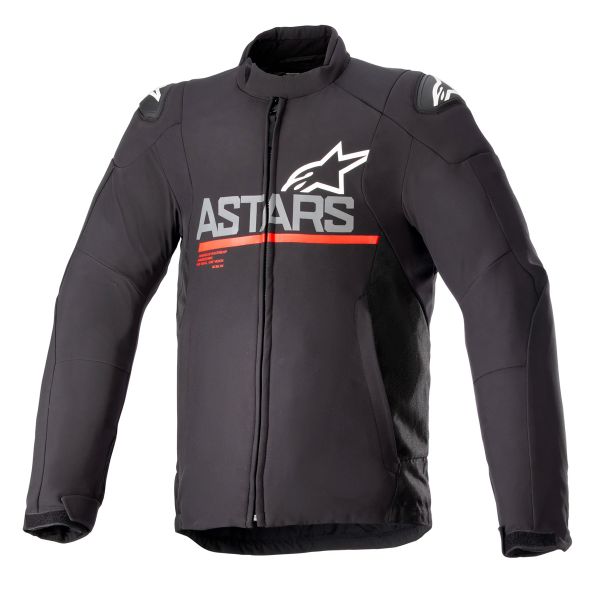 Cazadora moto Alpinestars SMX Waterproof Negro Gris ceniza Rojo brillante Cazadora moto Alpinestars SMX Waterproof Negro Gris ceniza Rojo brillante