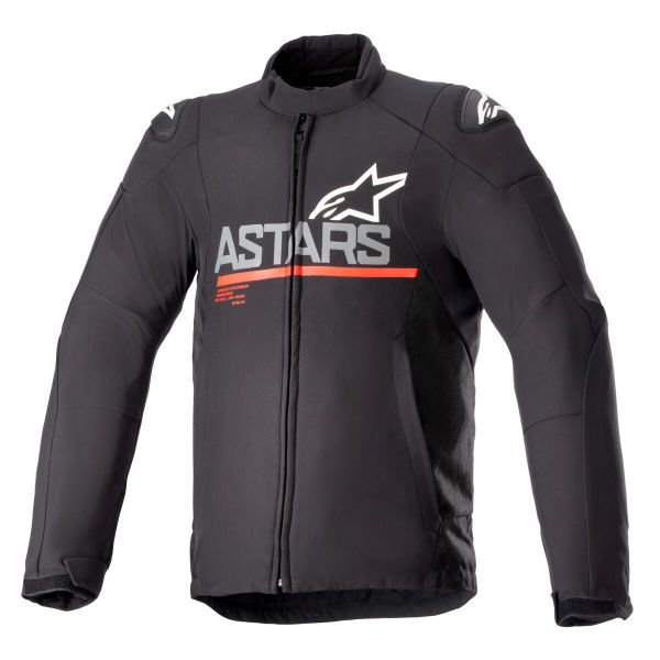Cazadora moto Alpinestars SMX Impermeable Negro Gris oscuro Rojo brillante
