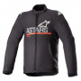 Cazadora moto Alpinestars SMX Impermeable Negro Gris oscuro Rojo brillante
