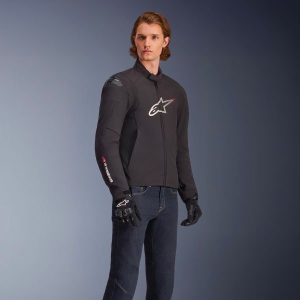 Alpinestars SMX Waterproof Black White Bright Red