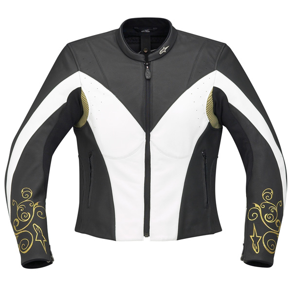 Cazadora moto Alpinestars Stella Anouke Negro Blanco