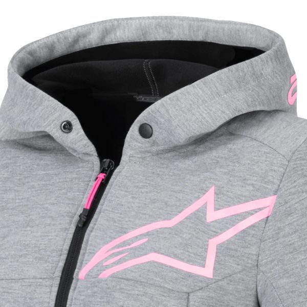 Alpinestars Stella Chrome V2 Sport Gris Brezo Rosa Fluo