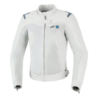 Cazadora moto Alpinestars Stella Circal-1 Air Metal Gray Methyl Blue