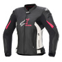 Cazadora moto Alpinestars Stella GP Plus V4 Black White Diva Pink