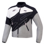 Cazadora moto Alpinestars Stella Moshell Black Fur Gray Off White Pink