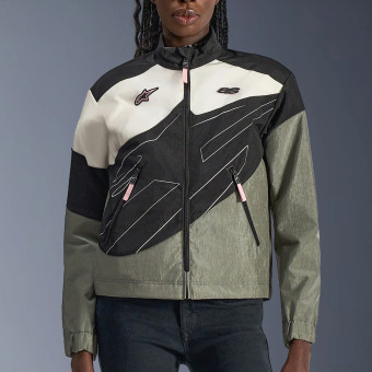 Alpinestars Stella Moshell Black Fur Gray Off White Pink