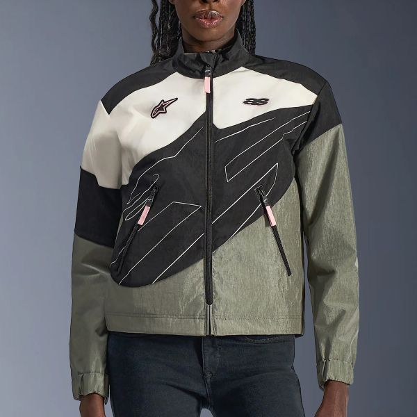 Alpinestars Stella Moshell Black Fur Gray Off White Pink
