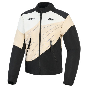 Cazadora moto Alpinestars Stella Moshell Black Sand Off White Cazadora moto Alpinestars Stella Moshell Black Sand Off White