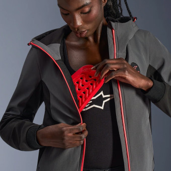 Alpinestars Stella Radium Tech Hoodie Deep Gray Black