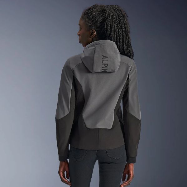 Alpinestars Stella Radium Tech Hoodie Deep Gray Black