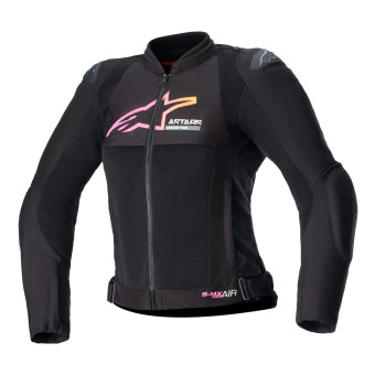 Cazadora moto Alpinestars Stella Smx Air Black Yellow Pink