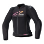 Cazadora moto Alpinestars Stella Smx Air Negro Amarillo Rosa