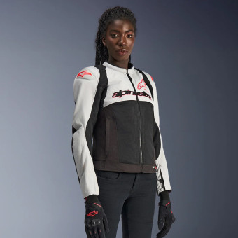 Alpinestars Stella Smx Air Ice Gray Black Coral Fluo