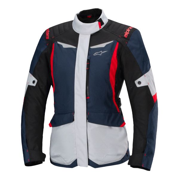 Chaquetas moto Alpinestars Stella ST-1 Waterproof Dark Blue Black Bright Red