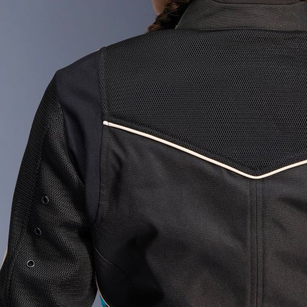 Alpinestars Stella T-Dyno Air Negro Azul claro Crudo