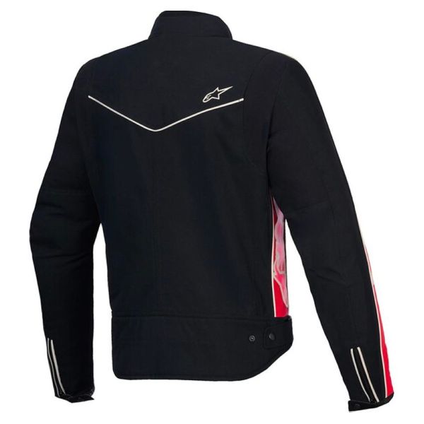 Alpinestars Stella T-Dyno WR Negro Rojo brillante Fucsia