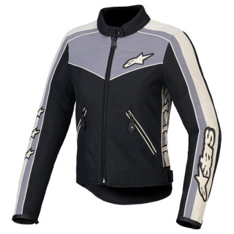 Cazadora moto Alpinestars Stella T-Dyno WR Negro Gris oscuro Crudo