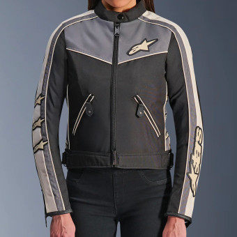 Alpinestars Stella T-Dyno WR Negro Gris oscuro Crudo
