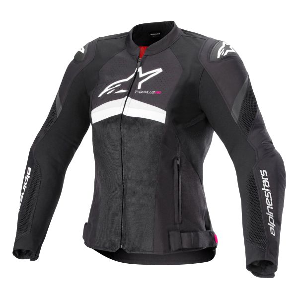 Cazadora moto Alpinestars Stella T-GP Plus R V4 Airflow Black White Cazadora moto Alpinestars Stella T-GP Plus R V4 Airflow Black White