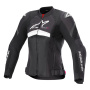Cazadora moto Alpinestars Stella T-GP Plus R V4 Airflow Black White