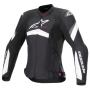 Cazadora moto Alpinestars Stella T-GP Plus R V4 Black White