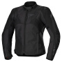 Cazadora moto Alpinestars Stella T-Jaws V4 WP Black Black