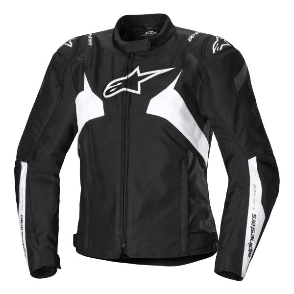 Cazadora moto Alpinestars Stella T-Jaws V4 WP Black White