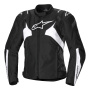 Cazadora moto Alpinestars Stella T-Jaws V4 WP Black White