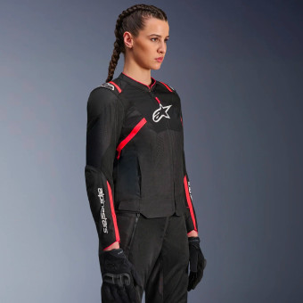 Alpinestars Stella T-SPS Air V2 Negro Diva Rosa