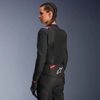 Alpinestars Stella T-SPS Air V2 Negro Diva Rosa