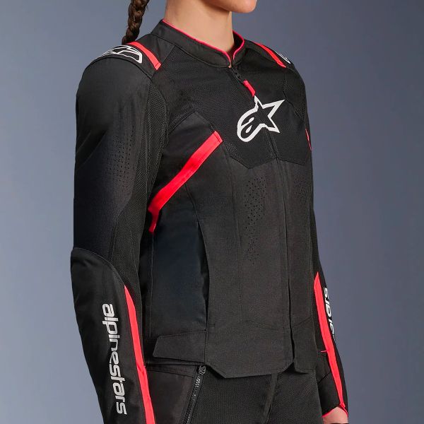 Alpinestars Stella T-SPS Air V2 Negro Diva Rosa