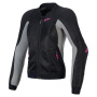 Cazadora moto Alpinestars Stella Troop Air Negro Fresno Gris Rosa Fluo