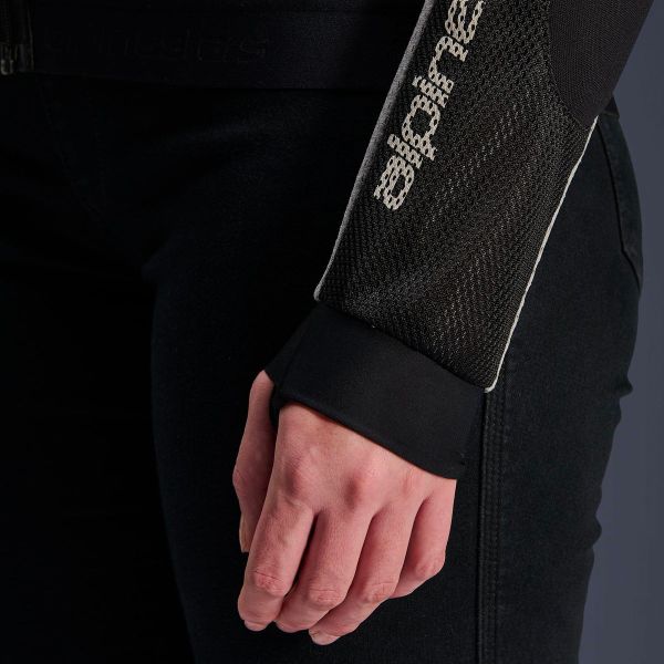 Alpinestars Stella Troop Air Negro Fresno Gris Rosa Fluo