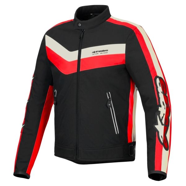 Cazadora moto Alpinestars T-Dyno WR Negro Rojo brillante Crudo