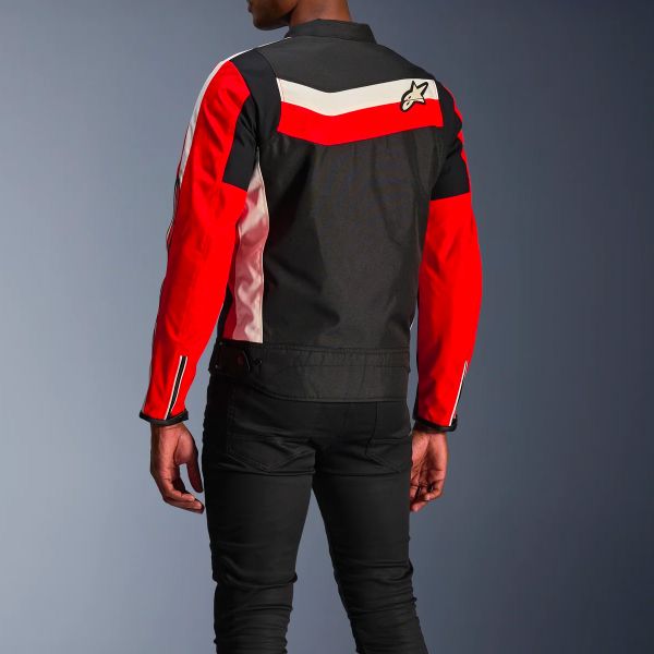 Alpinestars T-Dyno WR Negro Rojo brillante Crudo