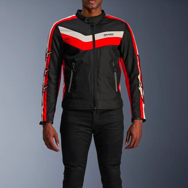 Alpinestars T-Dyno WR Negro Rojo brillante Crudo