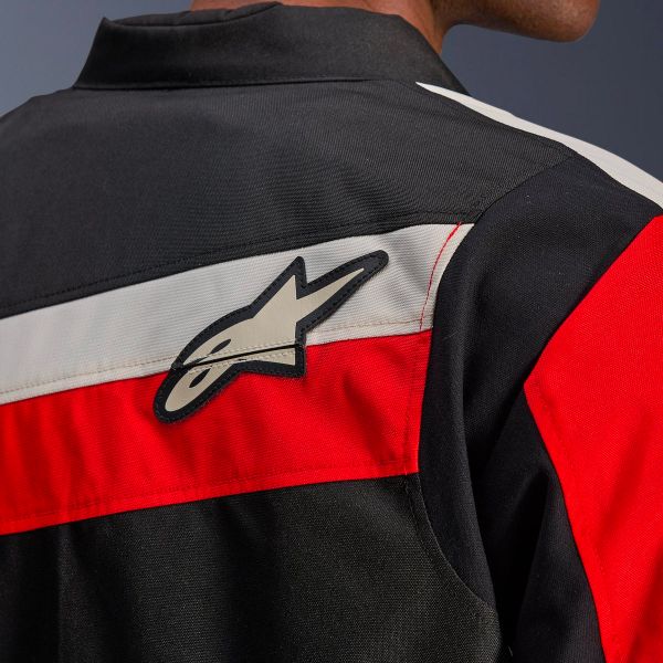 Alpinestars T-Dyno WR Negro Rojo brillante Crudo