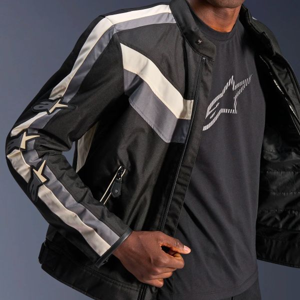 Alpinestars T-Dyno WR Negro Gris oscuro Crudo