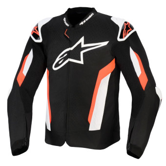 Cazadora moto Alpinestars T-GP Air Black Red Fluo Cazadora moto Alpinestars T-GP Air Black Red Fluo