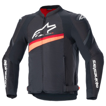 Cazadora moto Alpinestars T-GP Plus R V4 Airflow Black Red Fluo Cazadora moto Alpinestars T-GP Plus R V4 Airflow Black Red Fluo