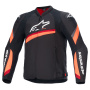 Cazadora moto Alpinestars T-GP Plus R V4 Black Red Fluo