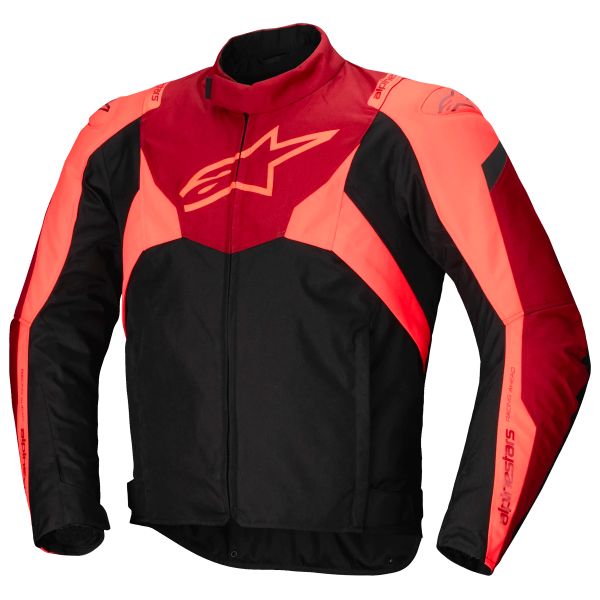 Cazadora moto Alpinestars T-Jaws V4 WP Black Red Fluo Dark Red Cazadora moto Alpinestars T-Jaws V4 WP Black Red Fluo Dark Red