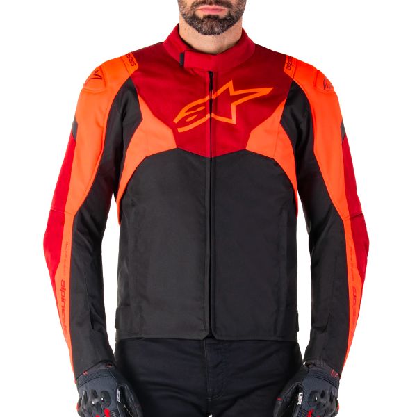 Alpinestars T-Jaws V4 WP Black Red Fluo Dark Red