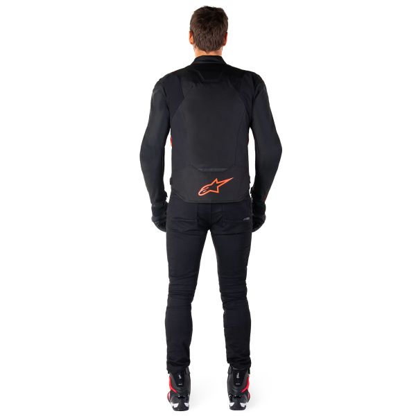 Alpinestars T-Jaws V4 WP Black Red Fluo