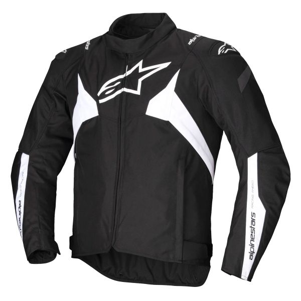Cazadora moto Alpinestars T-Jaws V4 WP Black White Cazadora moto Alpinestars T-Jaws V4 WP Black White